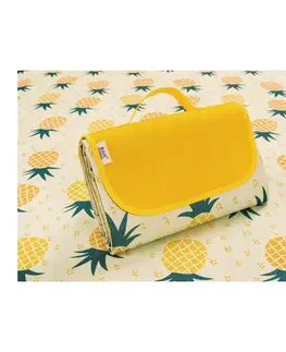 Piknikové deky Pikniková podložka s potiskem ananasu