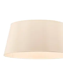 Stínidlo na lampu Duolla Stínidlo výška kuželu 22,5 cm, chintz ecru/bílá