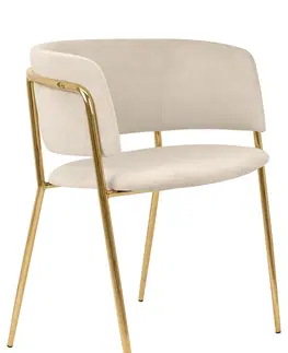 Designové židle ArtKing Jídelní židle DELTA Barva: Béžová