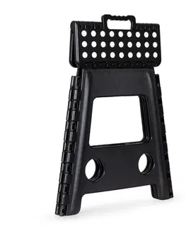 Stoličky MODERNHOME Skládací stolička TABOR 39 cm černá