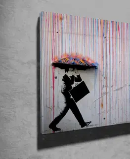 Obrazy Wallity Obraz na plátně Rainbow rain WY64 70x100 cm