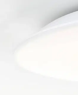 Stropní svítidla Brilliant Koupelnové stropní svítidlo LED Colden, bílé, zapnuto/vypnuto, Ø 29 cm