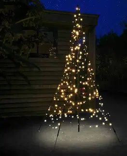 Vánoční venkovní dekorace Fairybell Vánoční stromek Fairybell s tyčí, 2 m 300 LED diod