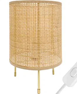 Svítidla TooLight Stolní lampa BOHO bambusová
