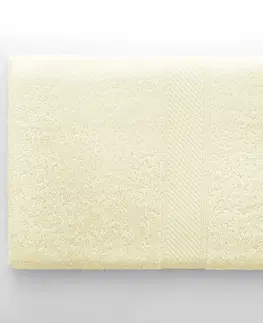 Ručníky Bavlněný ručník DecoKing Bira ecru, velikost 70x140