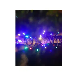 Vánoční dekorace  B.V.  - LED Solární vánoční řetěz 100xLED/8 funkcí 12m IP65 multicolor 