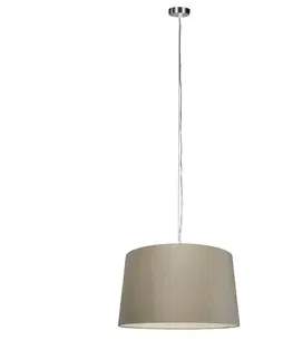Zavesna svitidla Moderní závěsná lampa z oceli se stínidlem 45 cm tupá - Cappo 1