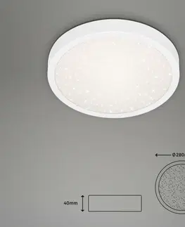 LED stropní svítidla BRILONER LED stropní svítidlo pr. 28 cm 18,5W 2000lm bílé BRILO 3048-016