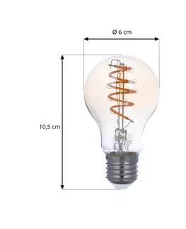Chytré žárovky LUUMR Prios Smart LED žárovka A60 E27 jantarová 4,9W Tuya WLAN