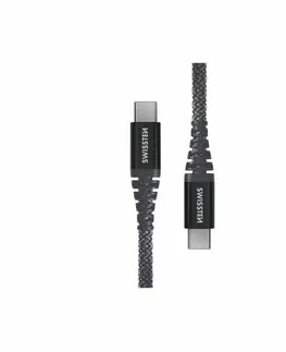 Elektronika SWISSTEN Nabíjecí kabel kevlarový USB-C USB-C, 1,5 m