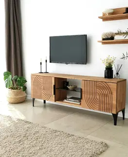 Obývací stěny a sestavy nábytku Televizní stěna LIDYA dub