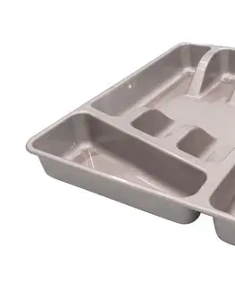 Odkapávače nádobí Bentom Plastový příborník, stříbrná