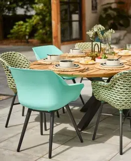 Zahradní židle a křesla Delphine zahradní jídelní židle - výplet Green Mint