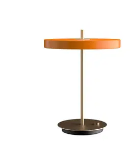 Stolní lampy na noční stolek UMAGE UMAGE LED stolní lampa Asteria Table USB oranžová