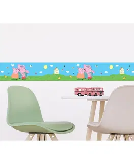 Tapety Samolepicí bordura Peppa Pig Classic, 500 x 9,7 cm