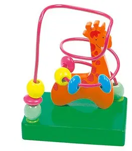Dřevěné hračky Bino Motorický labyrint - žirafa