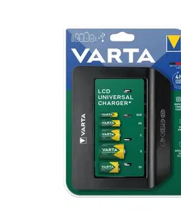 Klasické nabíječky VARTA Varta 57688101401 - LCD Univerzální nabíječka baterií 230V 