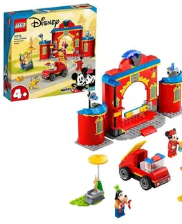 Hračky LEGO LEGO - Hasičská stanice a auto Mickeyho a přátel