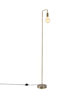 Stojaci lampy Moderní stojací lampa bronzová - Facil
