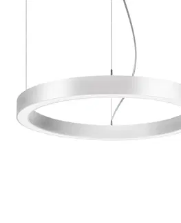 Závěsná světla BRUMBERG BRUMBERG Biro Circle direct DALI bílá 840 150cm