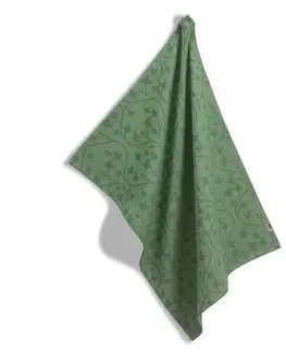 Utěrky Kela Utěrka Cora, 100% bavlna, zelená, vzor,