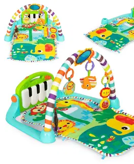 Dětské deky ECOTOYS Vzdělávací hrací deka s klavírem Ligas vícebarevná