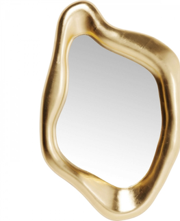 Nástěnná zrcadla KARE Design Zrcadlo Hologram Gold 119×76 cm