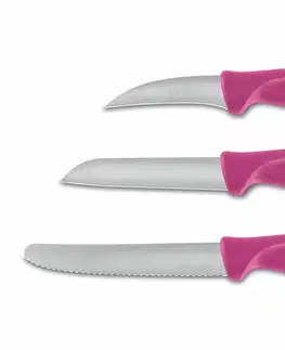 Sady univerzálních nožů Sada nožů Wüsthof - univerzálni růžové, 3 ks
