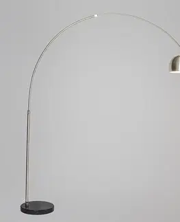 Obloukove lampy Oblouková lampa ocelové kovové stínidlo 33 cm nastavitelné - XXL