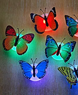 Svíčky a světelné dekorace LED motýli