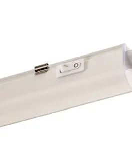 Další nábytková světla Ledino Bílá LED světelná lišta Eckenheim s vypínačem