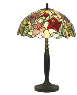 Stolní lampy Artistar Květinová stolní lampa ATHINA, ruční výroba 62 cm