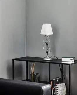 Stolní lampy na noční stolek ONLI Stolní lampa Jacqueline, 1 zdroj, bílá