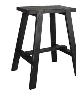 Stoličky Dřevěná hnědá stolička FawnD - 50*39*58 cm Clayre & Eef 6H2055