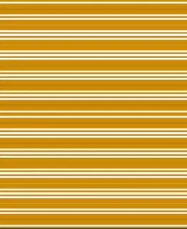 Ubrousky Balení žlutých pruhovaných papírových ubrousků -20 ks - 16,5*2,8*16,5 cm J-Line by Jolipa 1461