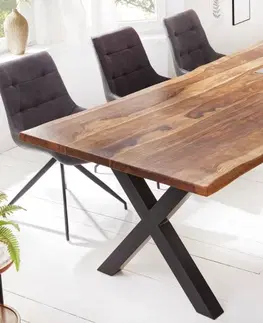 Jídelní stoly LuxD Designový jídelní stůl Argentinas X 220 cm sheesham