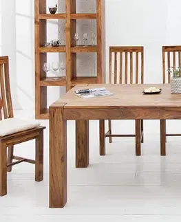 Designové a luxusní jídelní stoly Estila Masivní jídelní stůl Makassar 200cm