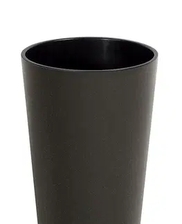 Květináče a truhlíky Prosperplast Květináč Tubus Slim kávový, varianta 20 cm