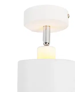 Nastenna svitidla Moderní stropní svítidlo bílé nastavitelné - Lofty