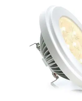 24V Light Impressions Deko-Light stropní vestavné svítidlo Tura osazení QR 111 12V AC/DC G53 / QR111 1x max. 75,00 W bílá  850104