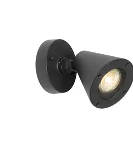 Venkovni nastenne svetlo Moderní venkovní nástěnné svítidlo černé IP44 - Ciara