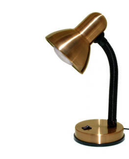Lampy Prezent Stolní lampa KADET 1xE27/40W patina 