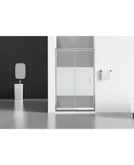 Sprchové kouty Sprchové dveře MEXEN Apia 90cm stříbrné