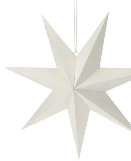 Vánoční dekorace Vánoční papírová dekorace White star, 60 x 60 x 1,5 cm
