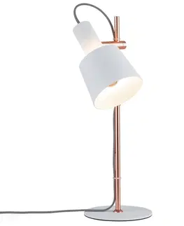 Stolní lampy Paulmann Paulmann Haldar stolní lampa v bílé