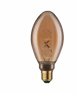 LED žárovky PAULMANN Inner Glow Edition LED žárovka Helix E27 230V 3,5W 1800K zlatá