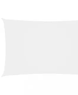 Stínící textilie Stínící plachta obdélníková 2 x 5 m oxfordská látka Dekorhome Bílá