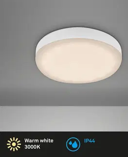 Podhledové světlo Briloner LED bodové světlo Plat bílá, Ø 7,5 cm, 3000K