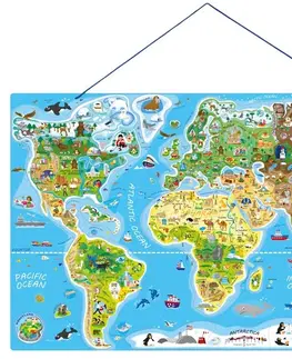 Hračky WOODY - Svět v obrázcích, 2 v 1, Hraj si a uč se