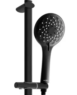 Sprchy a sprchové panely MEXEN/S DB74 posuvný sprchový set, černá 785744584-70